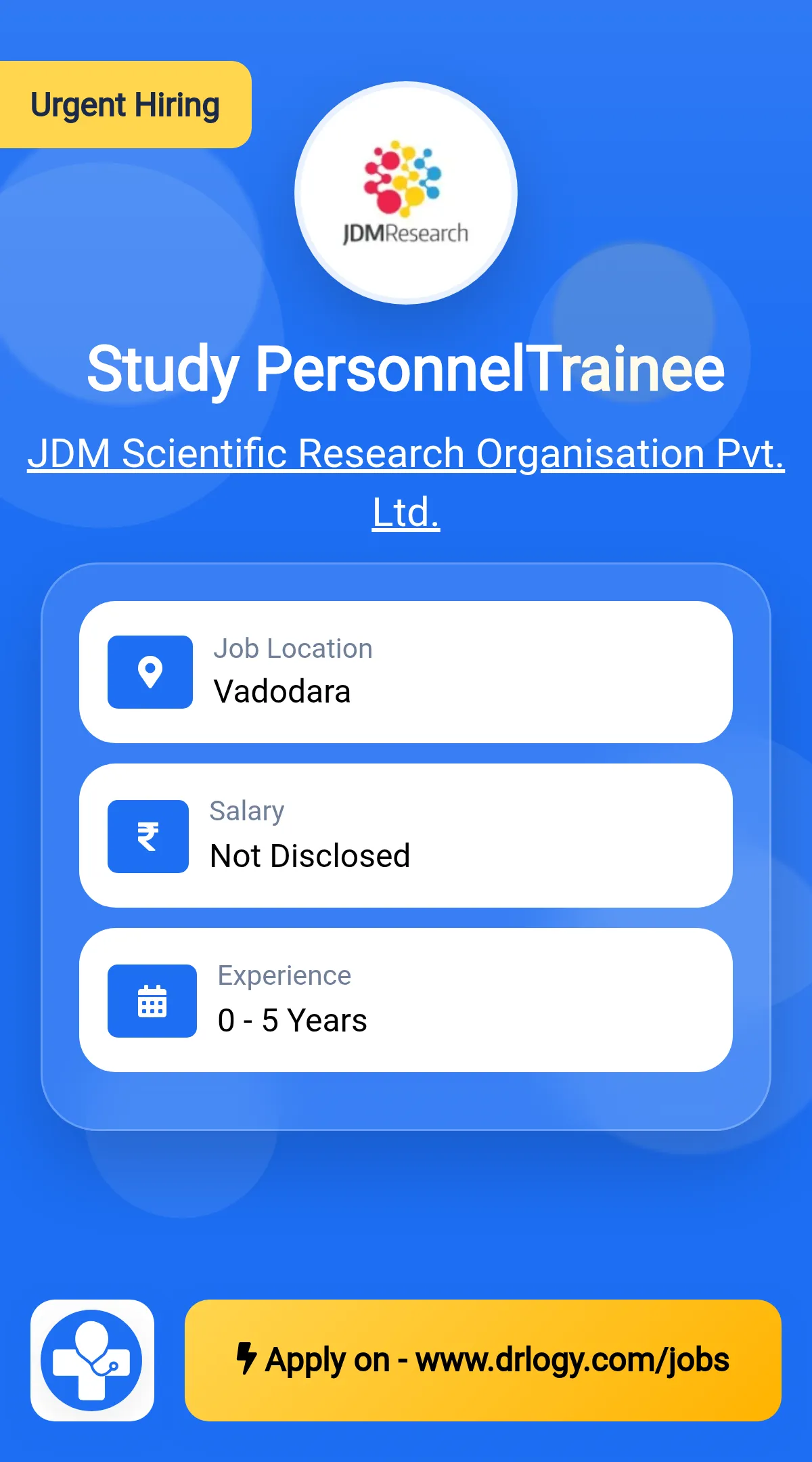 Study PersonnelTrainee