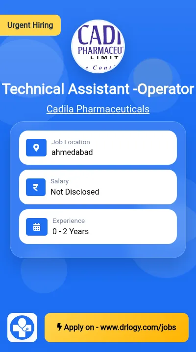 Technical Assistant -Operator