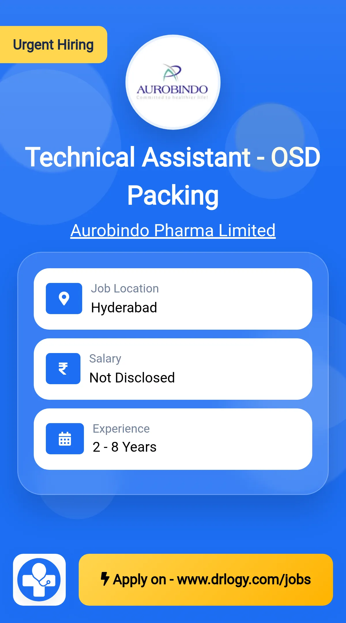 Technical Assistant - OSD Packing