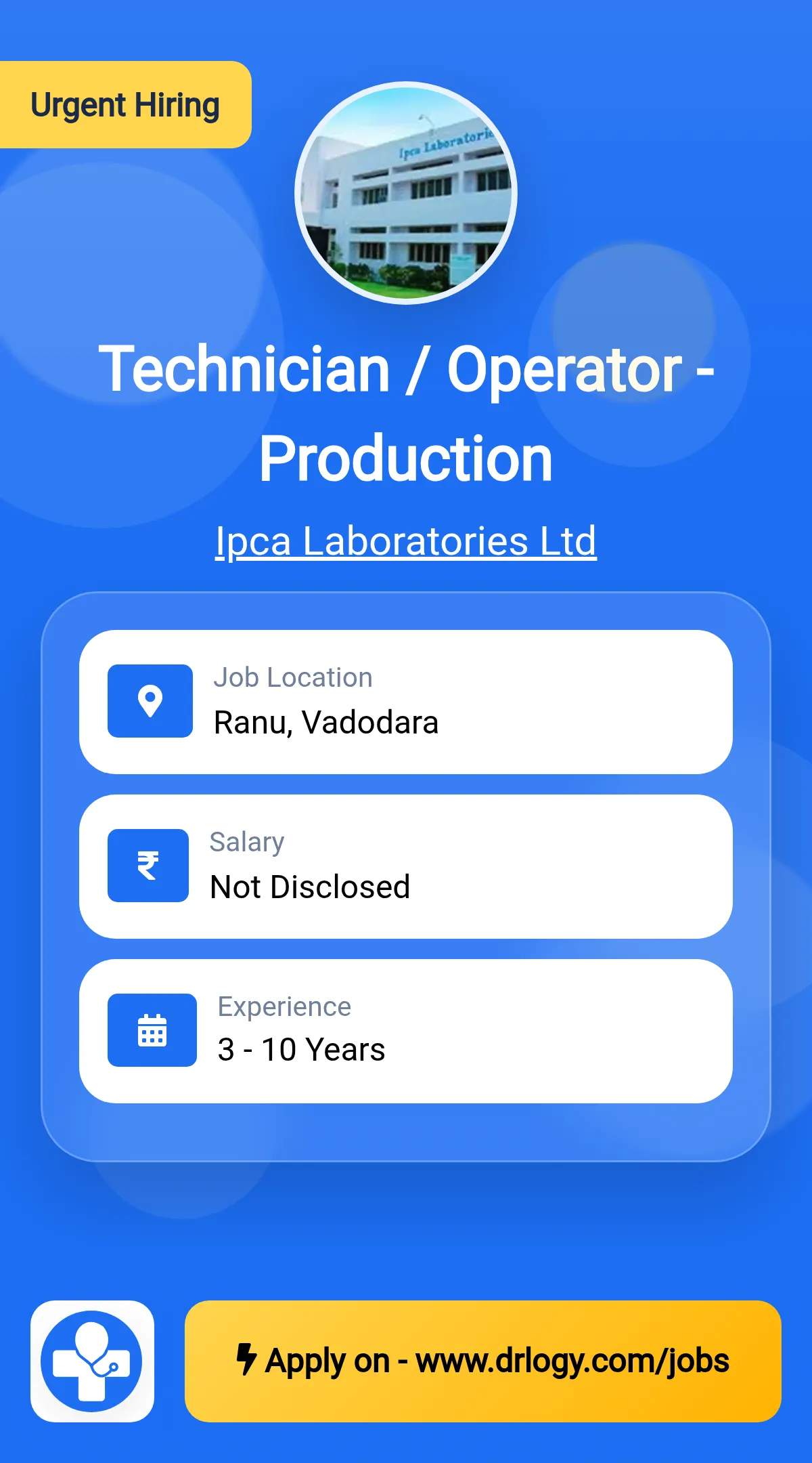 Technician / Operator -  Production
