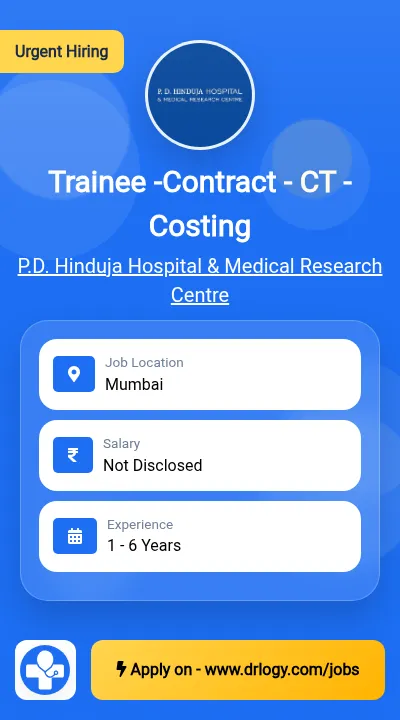 Trainee -Contract - CT - Costing