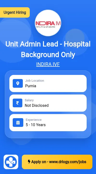 Unit Admin Lead - Hospital Background Only